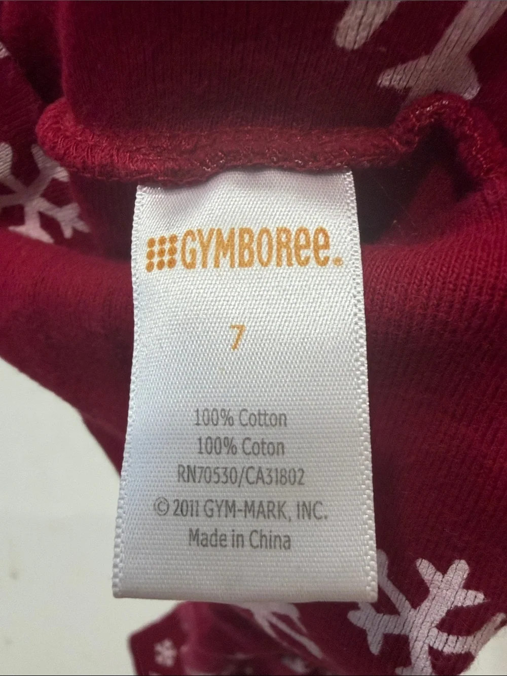Gymboree Red Snowflake Turtleneck Knit Dress